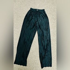 Topshop Black Pleated Pants